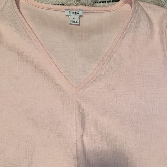 💌 JCREW textured light pink tee - Picture 3 of 5